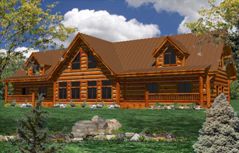 Whisper Creek Log Homes Plans! Moose Hollow Series