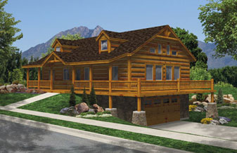 Whisper Creek Log Homes Plans! Sundance Series