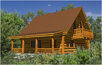 Whisper Creek Log Homes Plans! Fox Hollow Series
